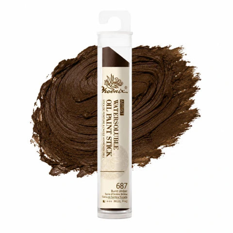 Phoenix Burnt Umber 687 - Tinta a Óleo em Bastão 37 ml