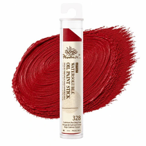 Phoenix Cadmium Red Deep 328 - Tinta a Óleo em Bastão 37 ml