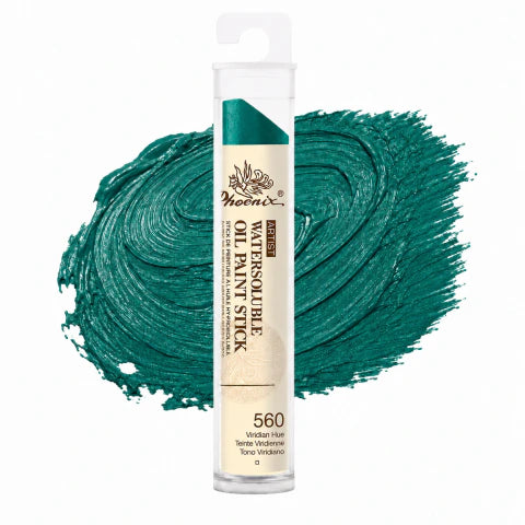 Phoenix Viridian Hue 560 - Tinta a Óleo em Bastão 37 ml
