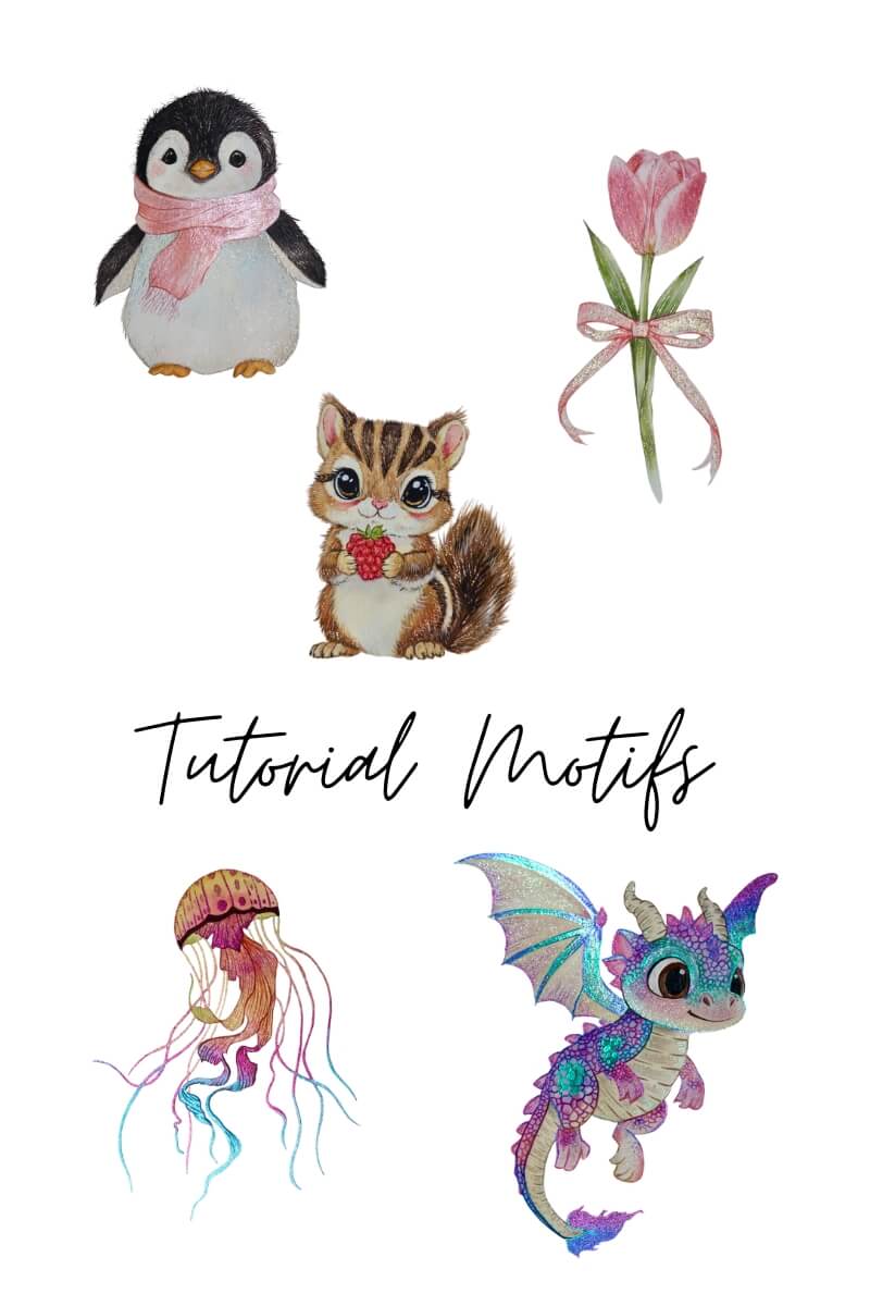 Projetos artísticos dos tutoriais Lisilinka Vol. 2