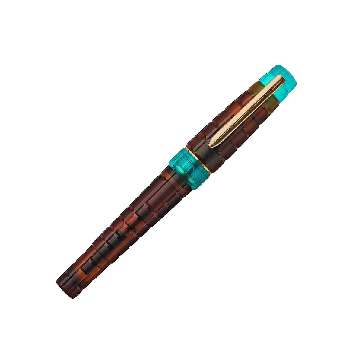 Caneta-tinteiro BENU Tessera Ribbon Turquoise — imagem 2