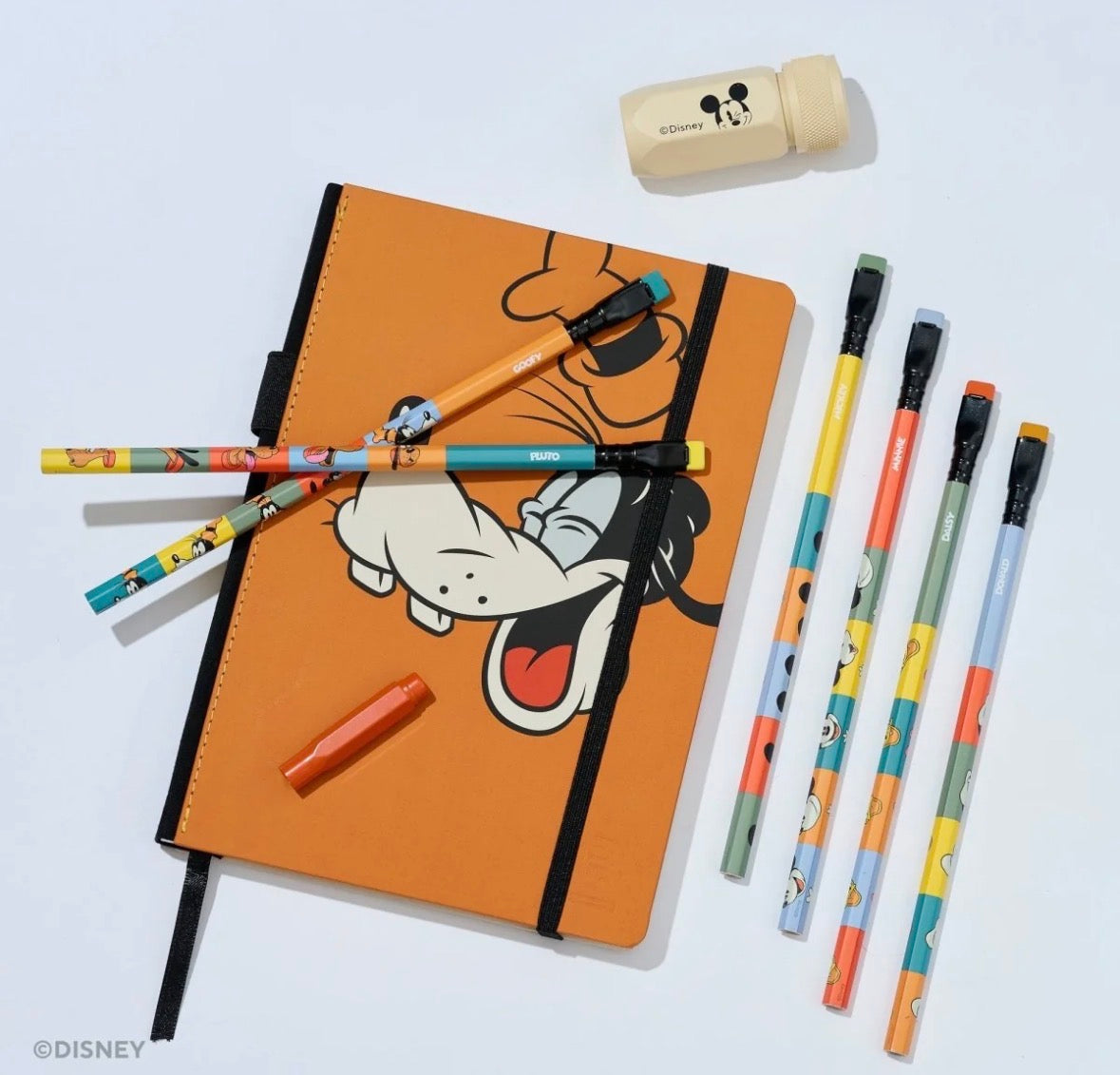 Blackwing Disney Goofy e Pluto caderno lápis e acessórios