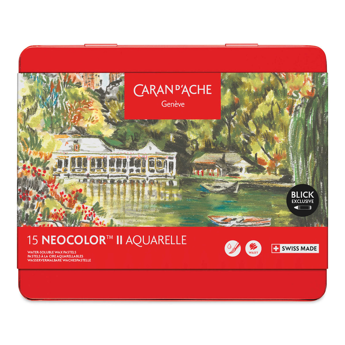 Caran d'Ache Neocolor II Botanical & Earth Tones — embalagem