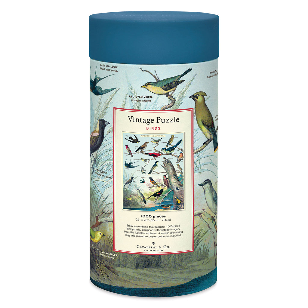 Cavallini & Co. Audubon Birds — verso da embalagem