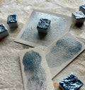 Claire Chi Studio — Silver Blue Sparkle — foto oficial