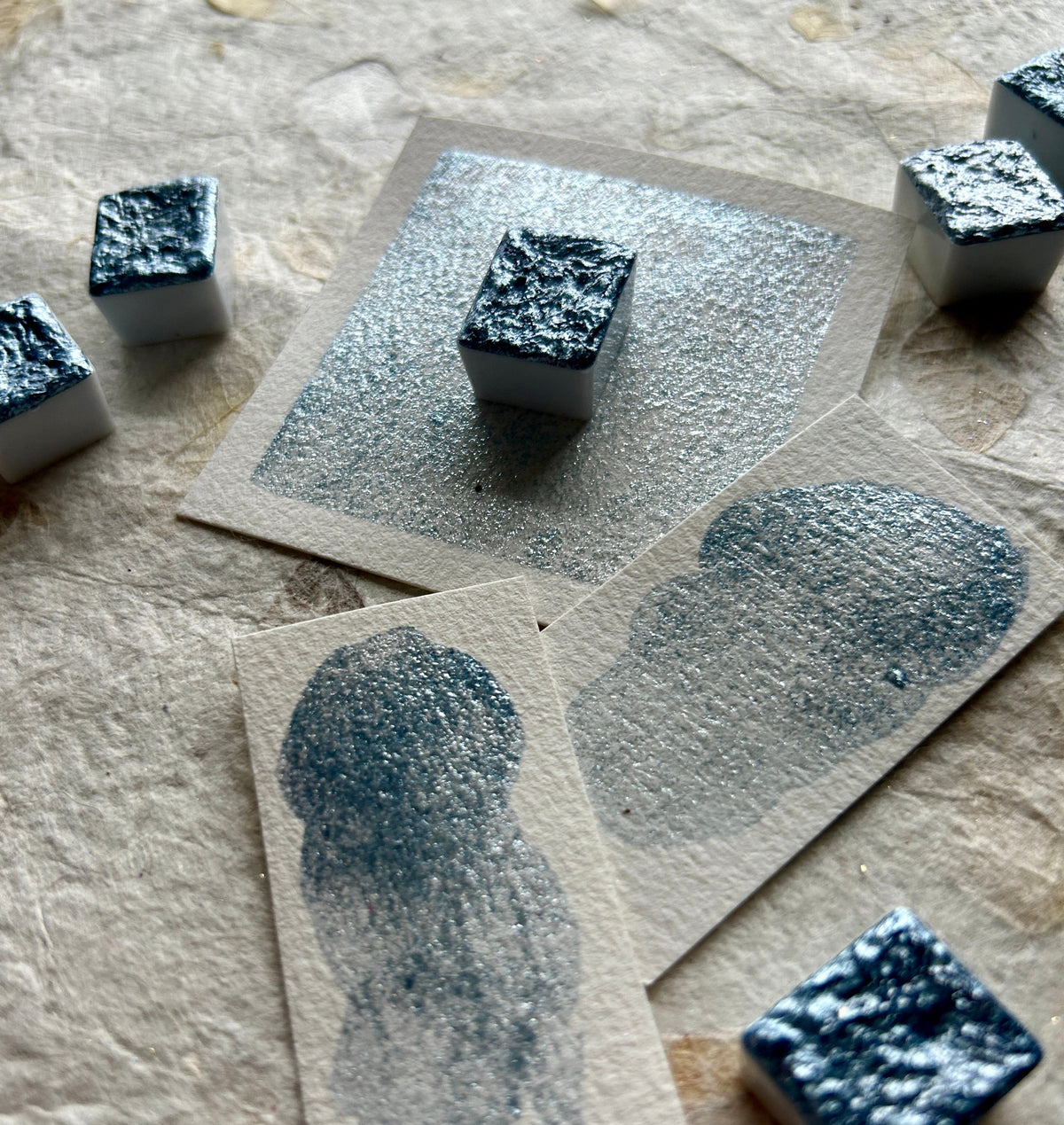 Claire Chi Studio — Silver Blue Sparkle — foto oficial
