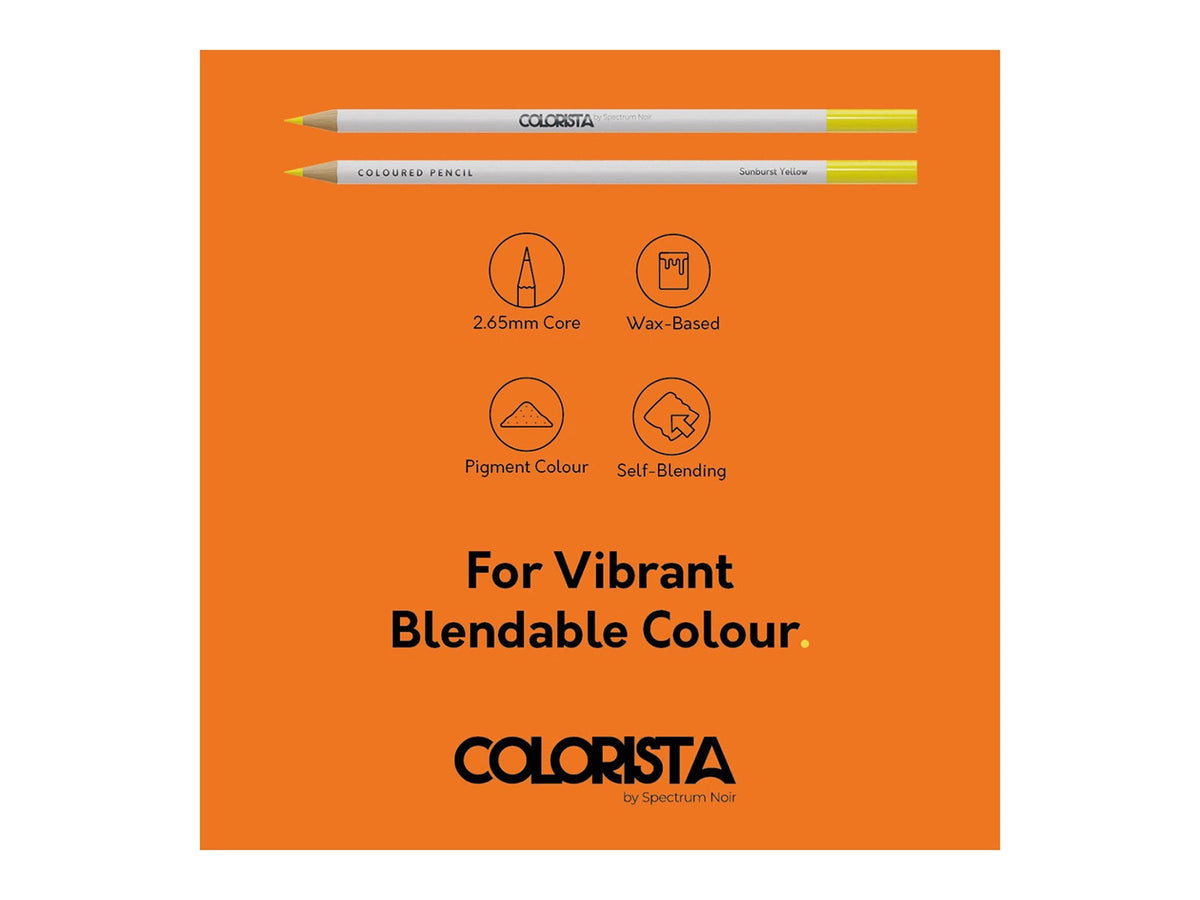 Spectrum Noir Colorista — Bright & Vivid — 12 Lápis de Cor — imagem 2