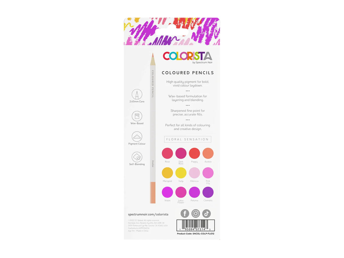 Spectrum Noir Colorista — Floral Sensation — 12 Lápis de Cor — imagem 5