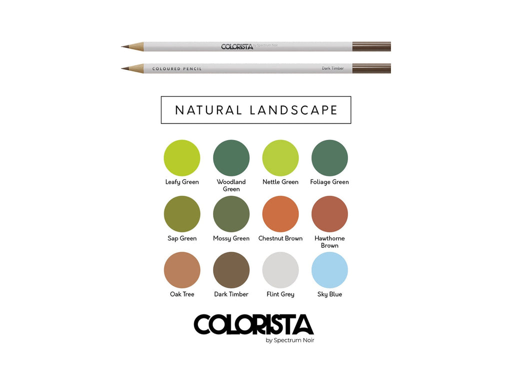 Spectrum Noir Colorista — Natural Landscape — 12 Lápis de Cor — imagem 1