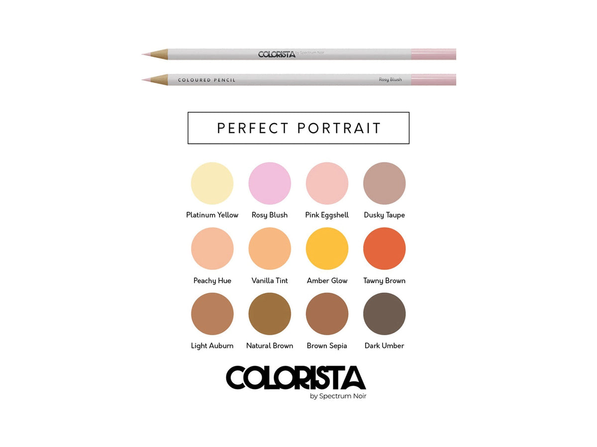 Spectrum Noir Colorista — Perfect Portrait — 12 Lápis de Cor — imagem 1