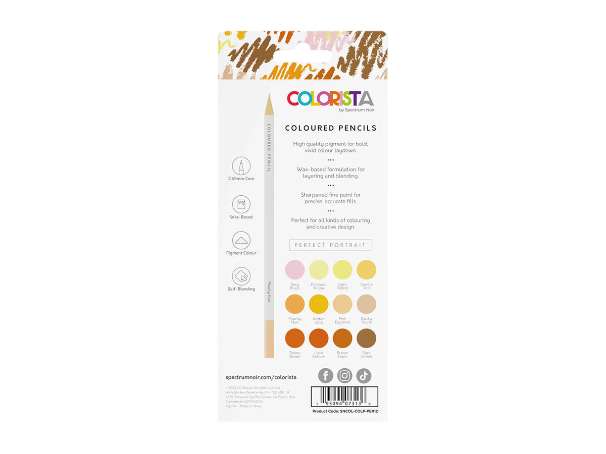 Spectrum Noir Colorista — Perfect Portrait — 12 Lápis de Cor — imagem 4