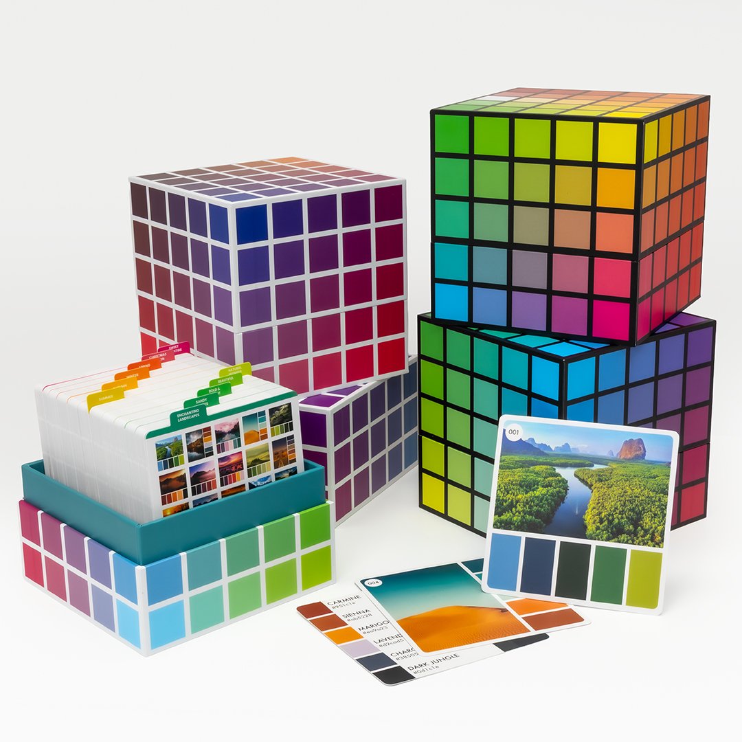 Cartões de paletas do Colour Cube Volume 4