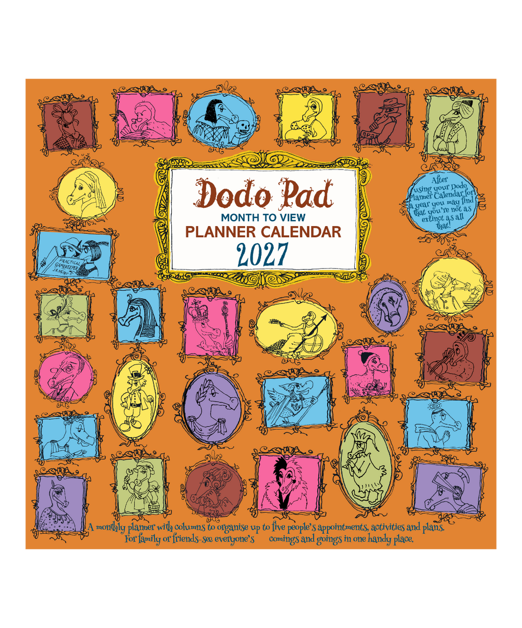 Dodo Pad 2027 — Calendário Familiar de Parede — capa