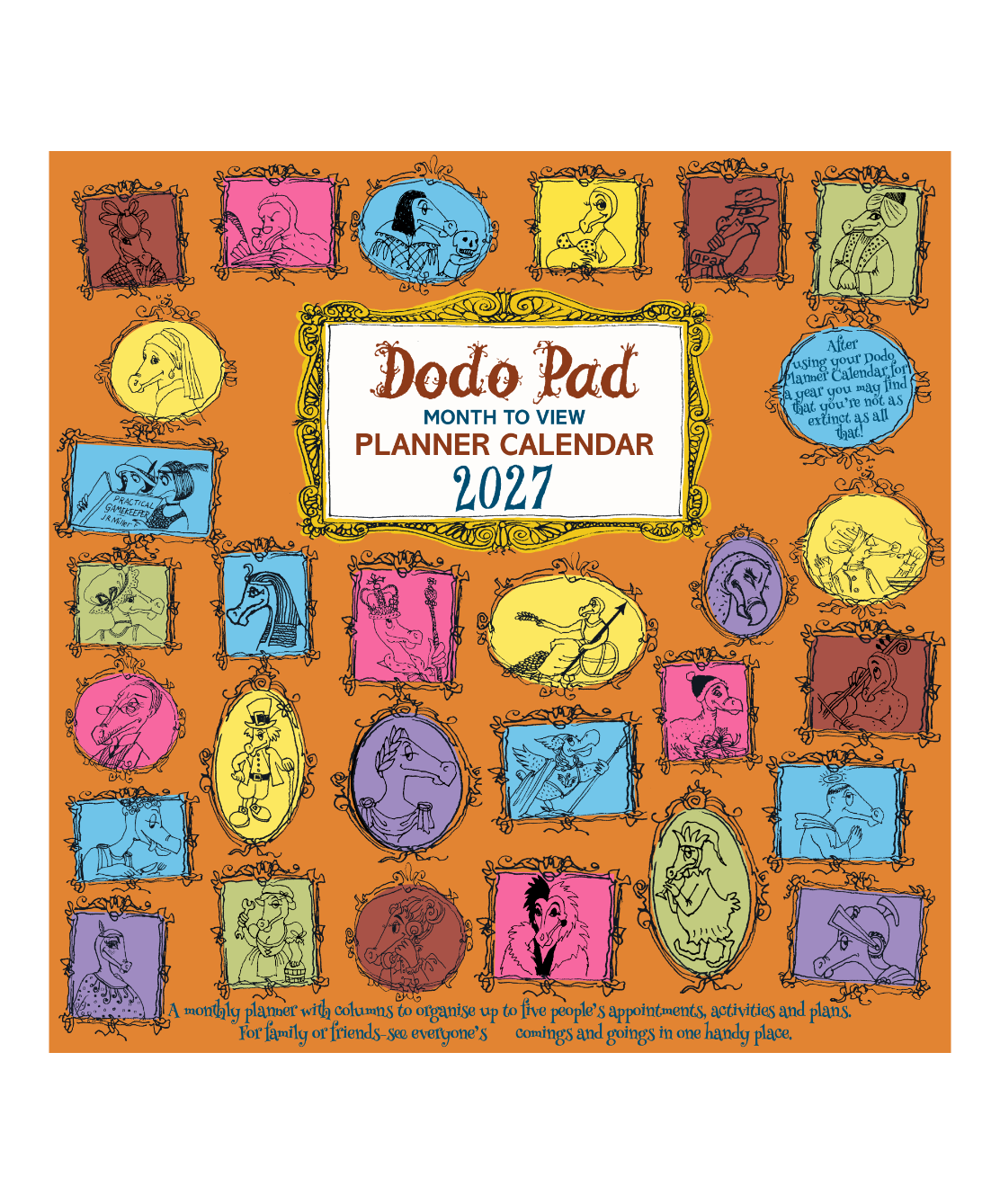 Dodo Pad 2027 — Calendário Familiar de Parede — capa