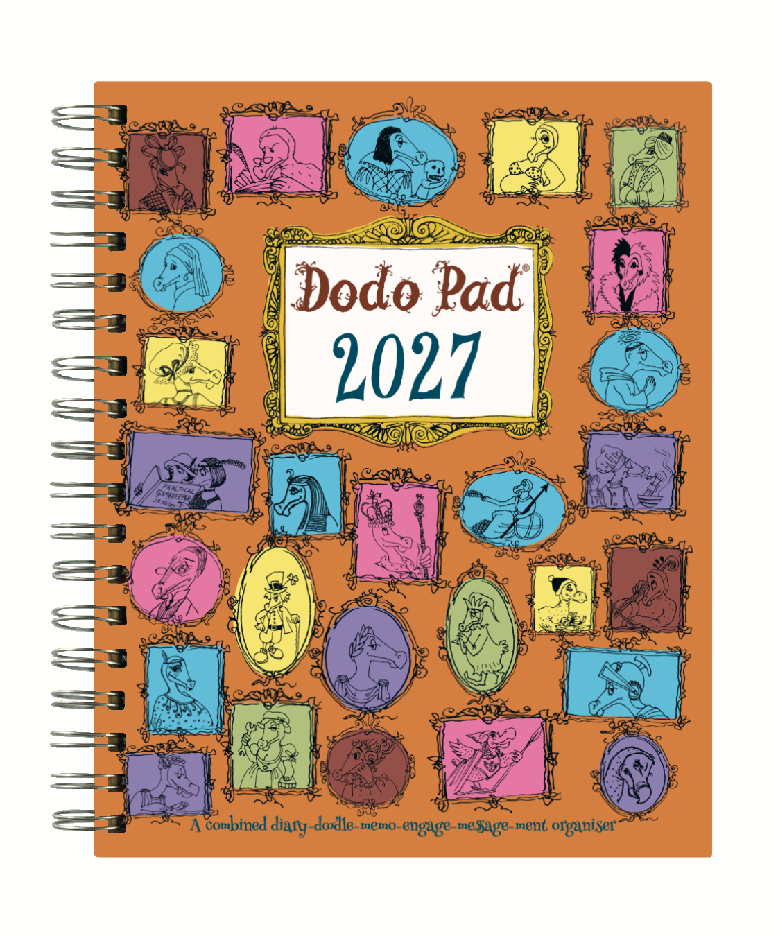 Dodo Pad 2027 HARD COVER — Agenda de Mesa Capa Dura — capa