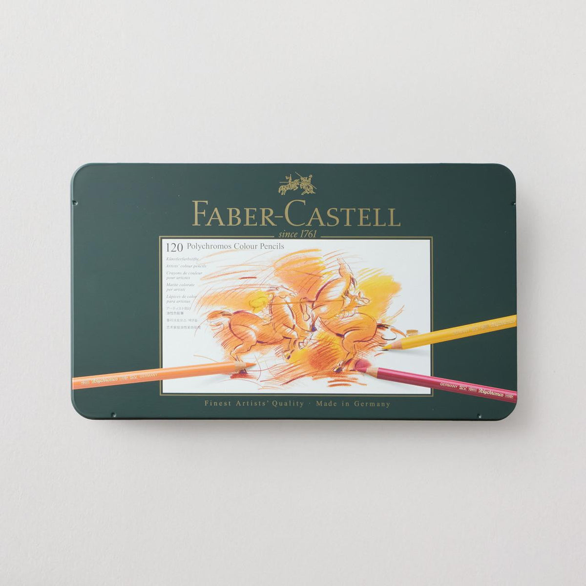 Estojo metálico Faber-Castell Polychromos 120 cores