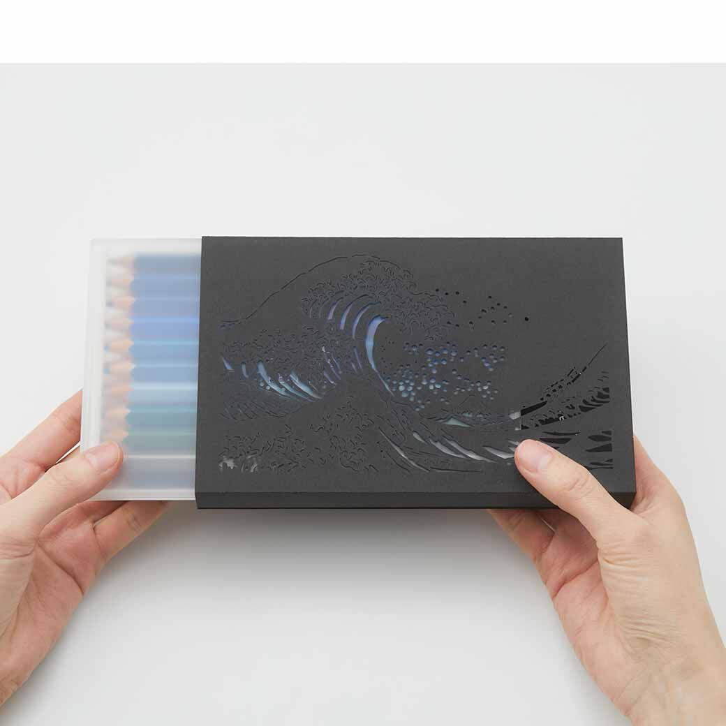 Felissimo 500 Colors — Hokusai Colored Pencils (20 cores) — imagem 3