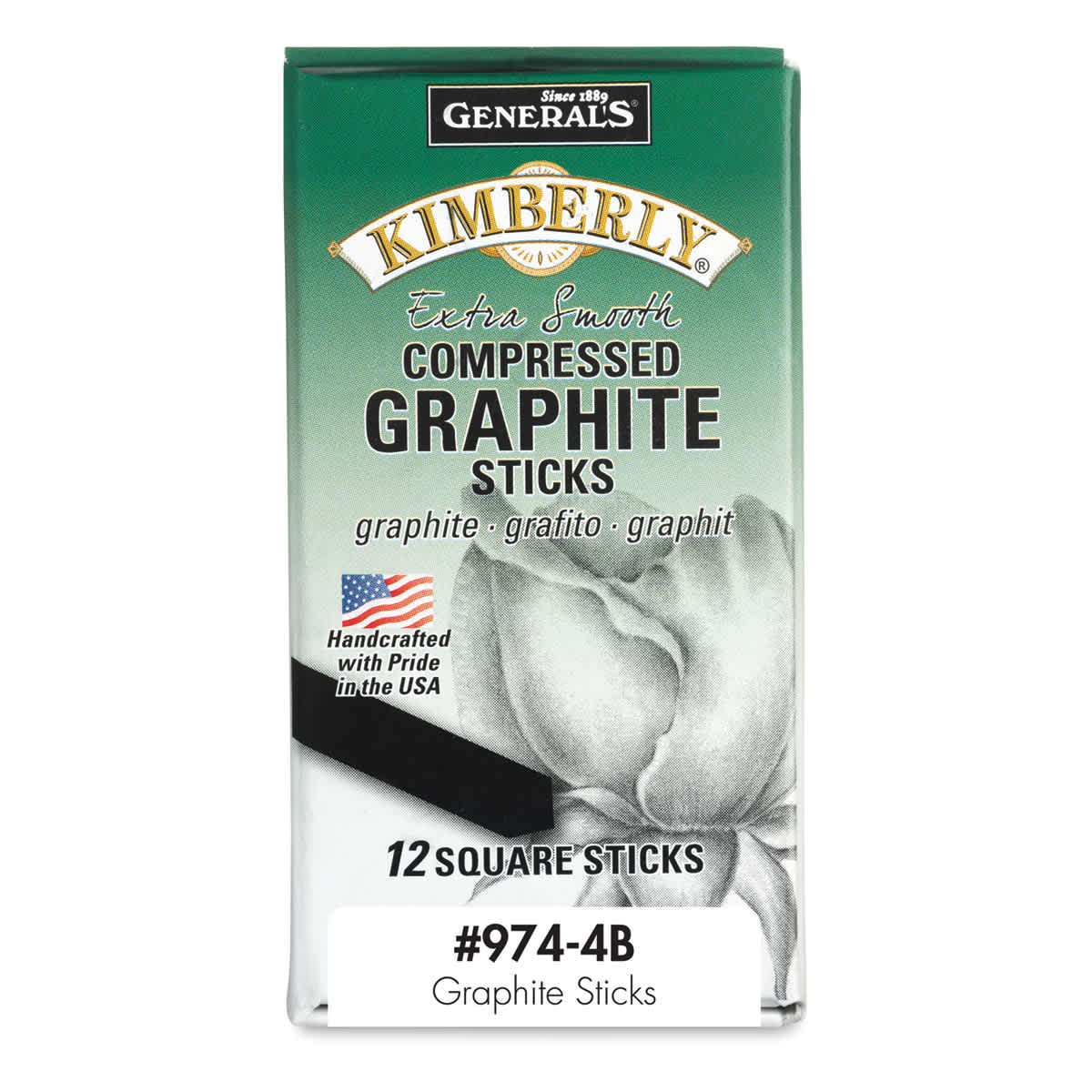 General's Kimberly Graphite Sticks - 4B, Pack of 12