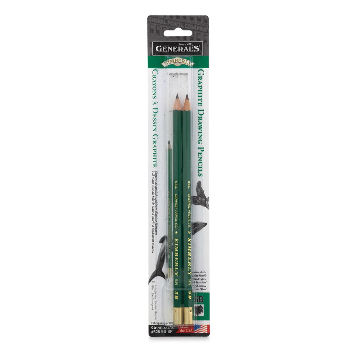 General's Kimberly Graphite Pencil - 5B, Pkg of 2