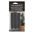 General’s Jumbo Compressed Charcoal - Assorted, Set of 3