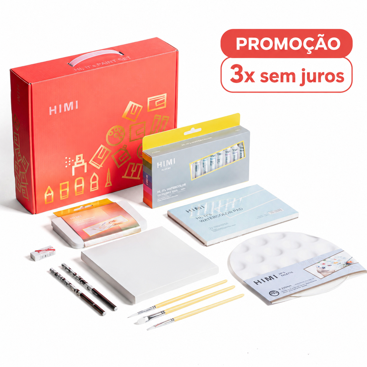 Kit de aquarela HIMI YSC246 — promoção em 3x sem juros