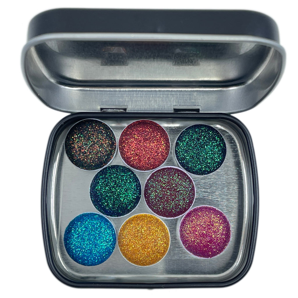 IUILE Button B Glitter Set em estojo metálico