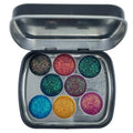 IUILE Button B Glitter Set em estojo metálico