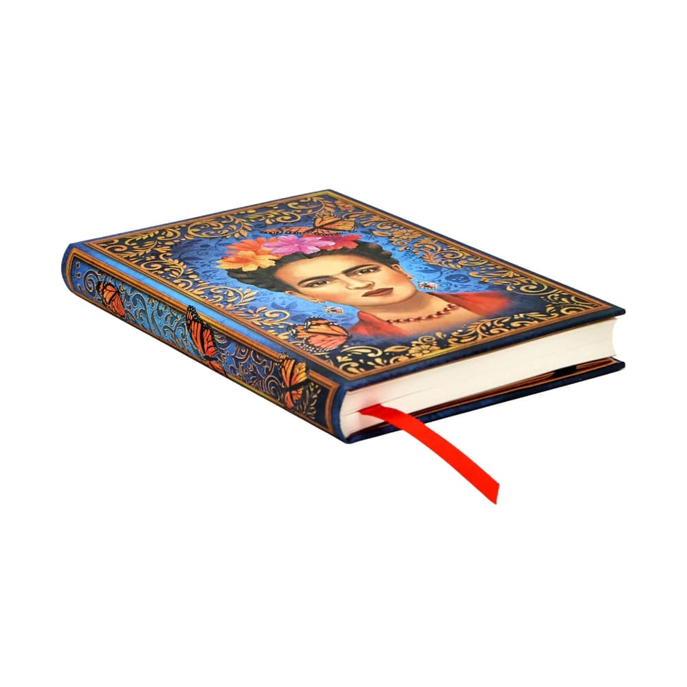 Lateral do Caderno Paperblanks Frida Kahlo Mini