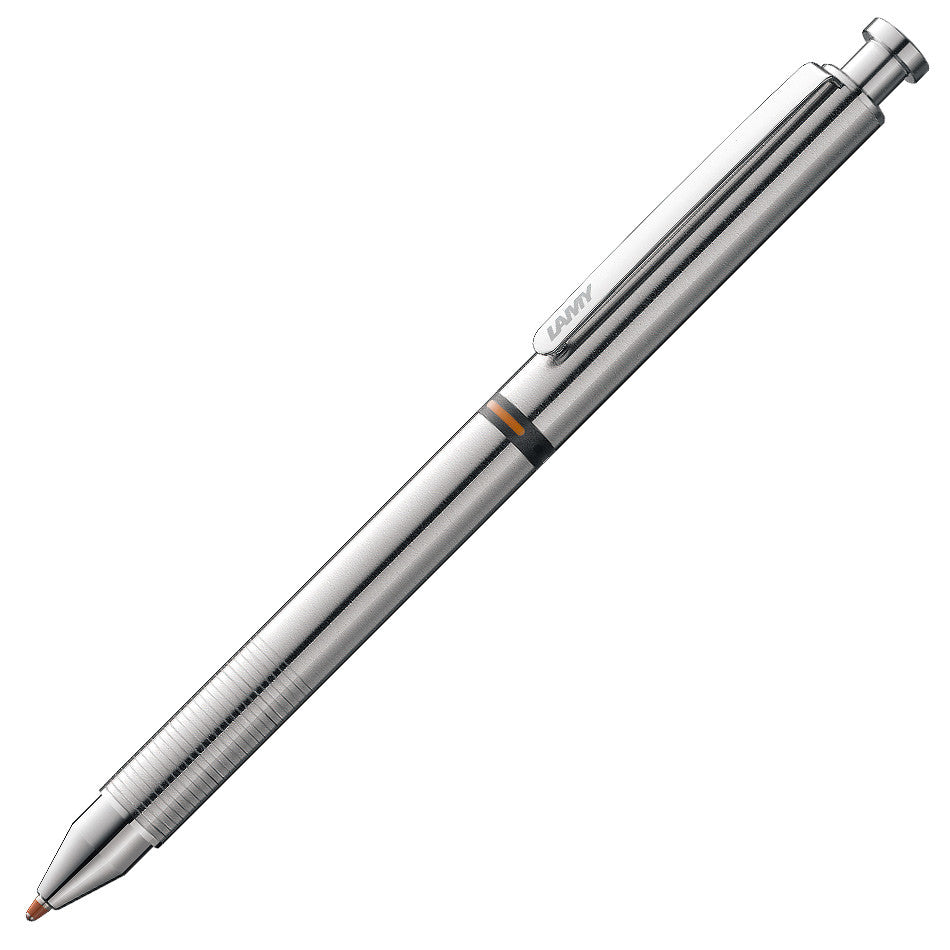 LAMY ST Tri Pen Aço Escovado — Caneta Multifuncional