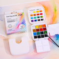 Aquarela Languo Portátil 16 Cores com Pincel — Clássica
