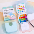 Aquarela Languo Portátil 16 Cores com Pincel — Macaron