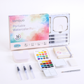 Kit Aquarela Languo Portátil 4 em 1 — 16 Cores Clássicas