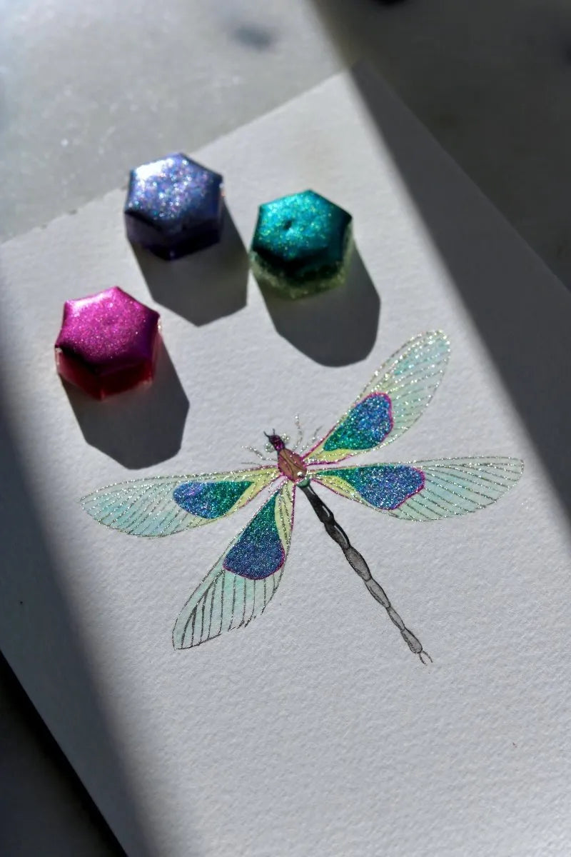 Kit de tintas Lisilinka 4 cores - Dragonfly