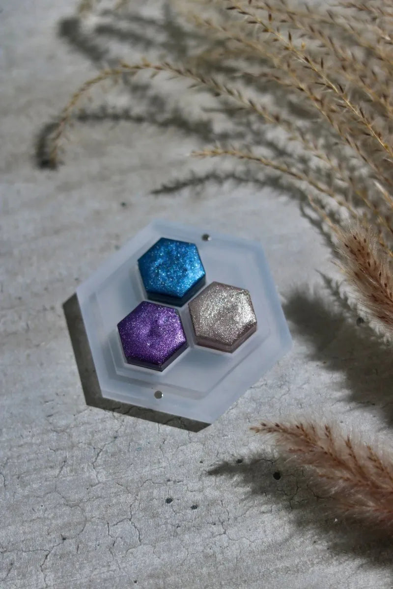 Kit de tintas Lisilinka 3 cores - Holo Set of Three (Aurora, Twilight, Dazzling Stars)