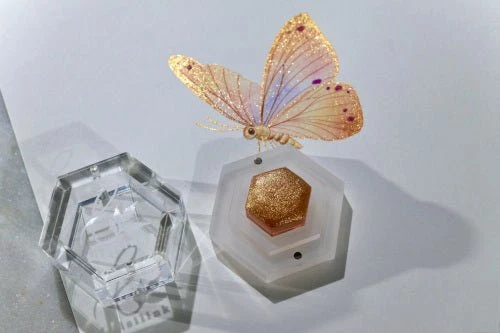 Aquarela metálica artesanal Lisilinka Peach