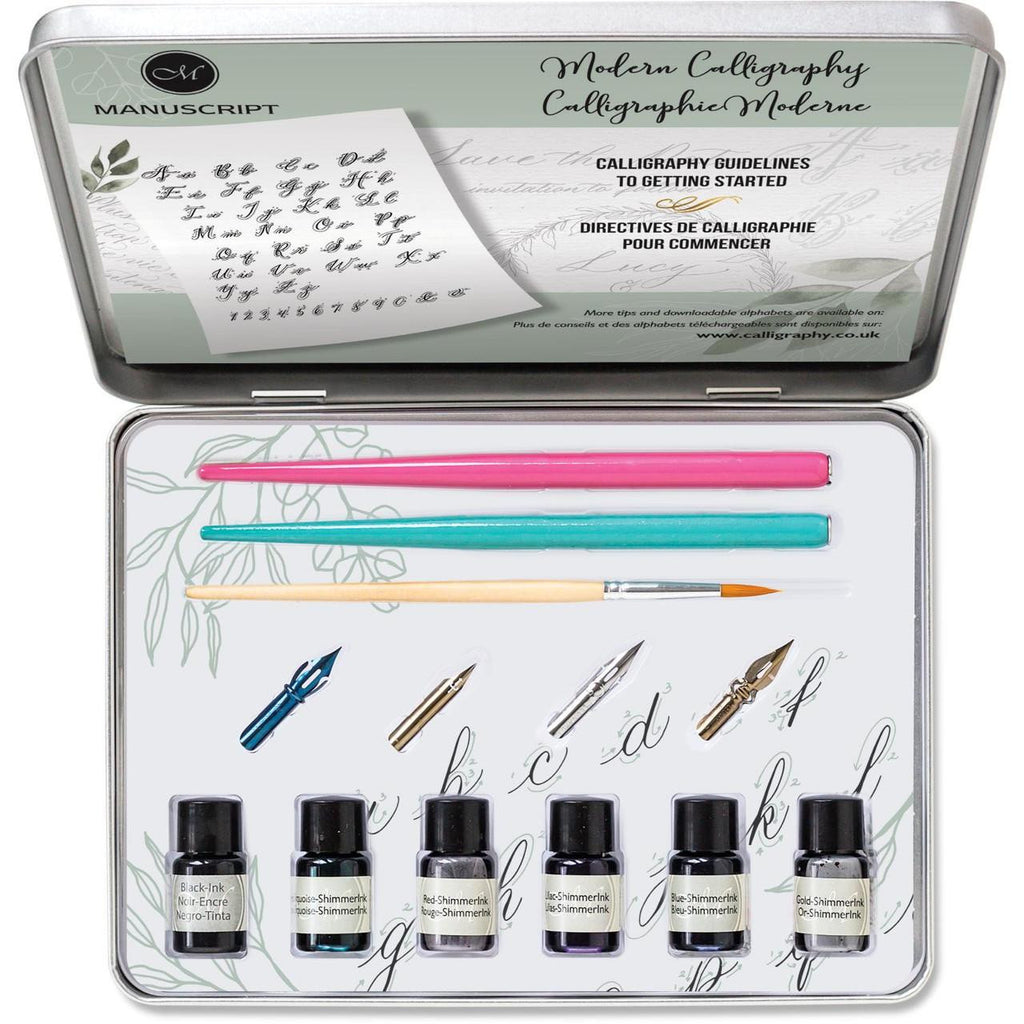 Detalhes do Kit Manuscript Modern Calligraphy Deluxe Set