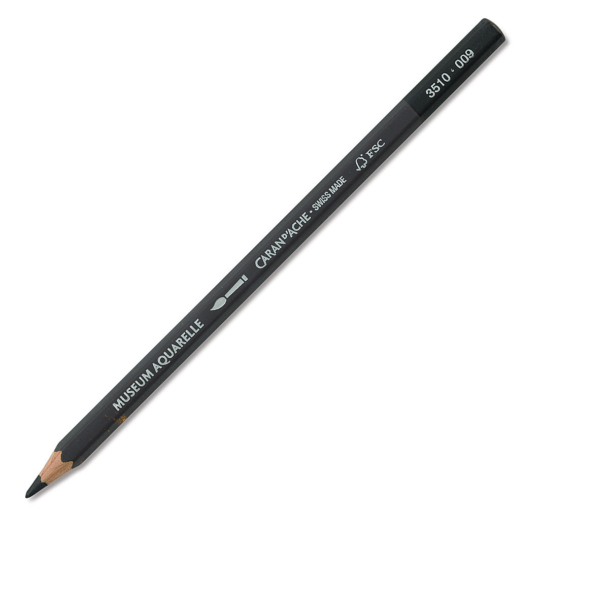 Caran d’Ache Museum Aquarelle - 009 Black - lápis avulso