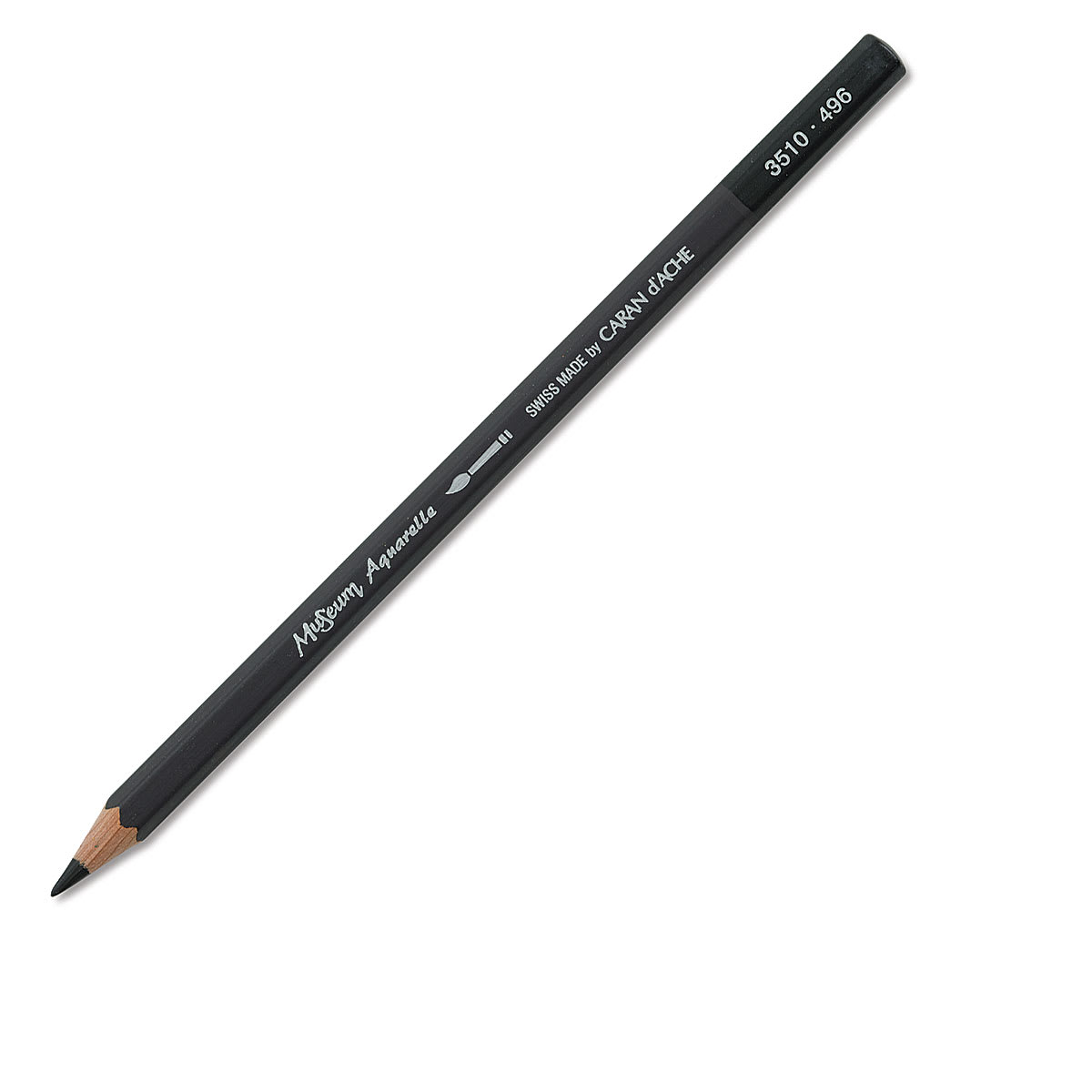 Caran d’Ache Museum Aquarelle - 496 Ivory Black - lápis avulso
