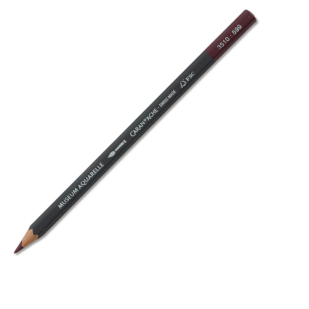 Caran d’Ache Museum Aquarelle - 599 Crimson Aubergine - lápis avulso