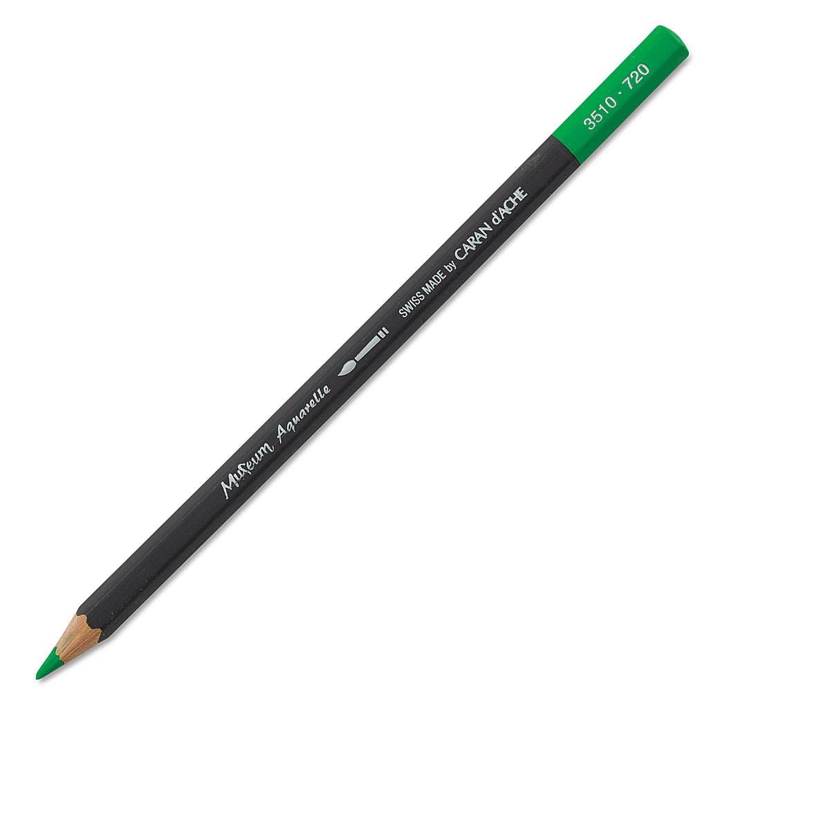 Caran d’Ache Museum Aquarelle - 720 Bright Green - lápis avulso