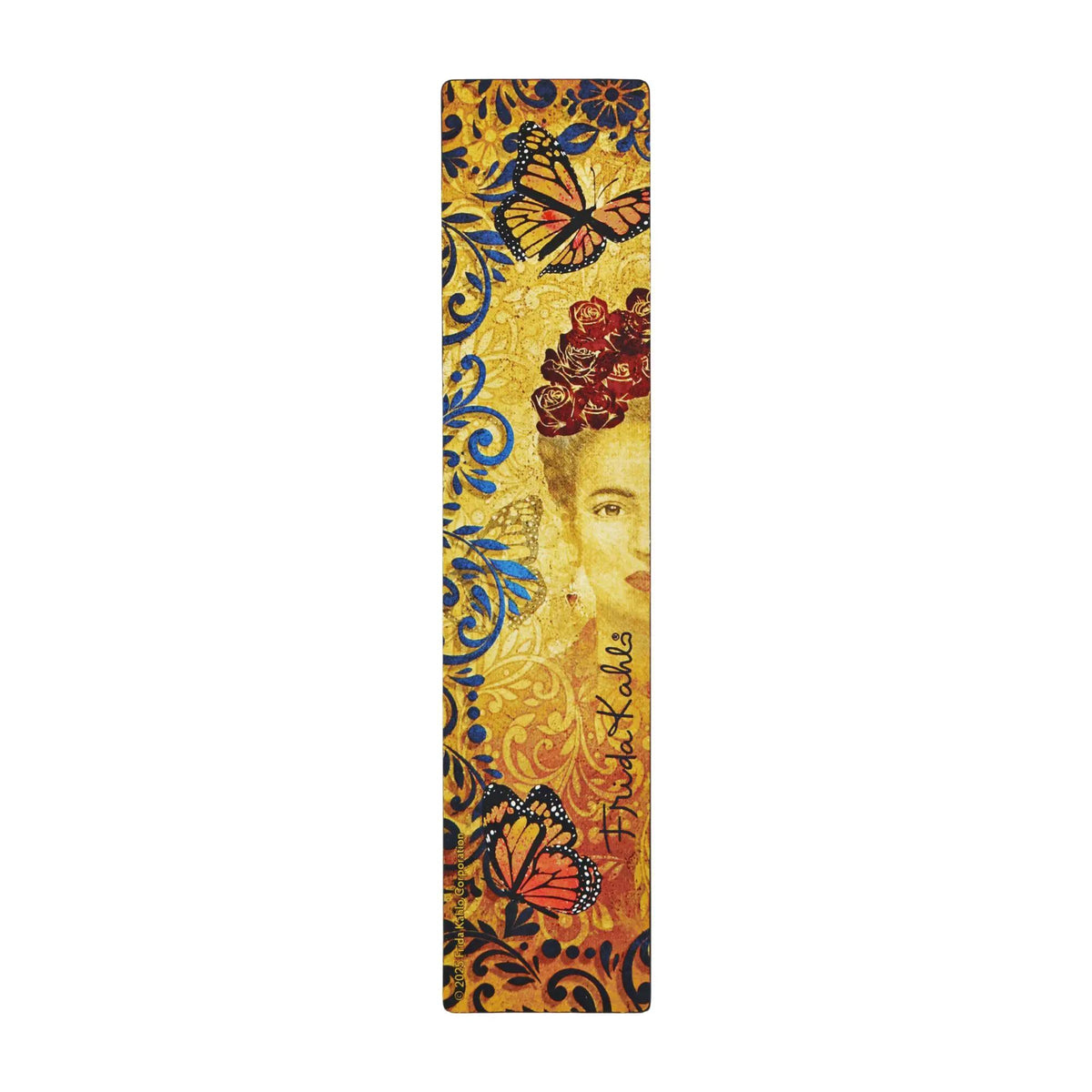 Marca-páginas Paperblanks Frida Kahlo The Colourful Portrait verso