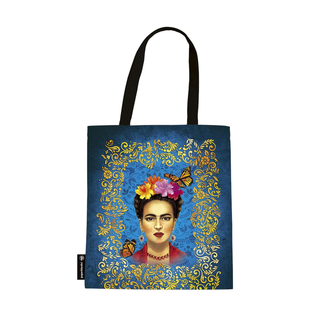 Bolsa de tecido Paperblanks Frida Kahlo The Colourful Portrait frente