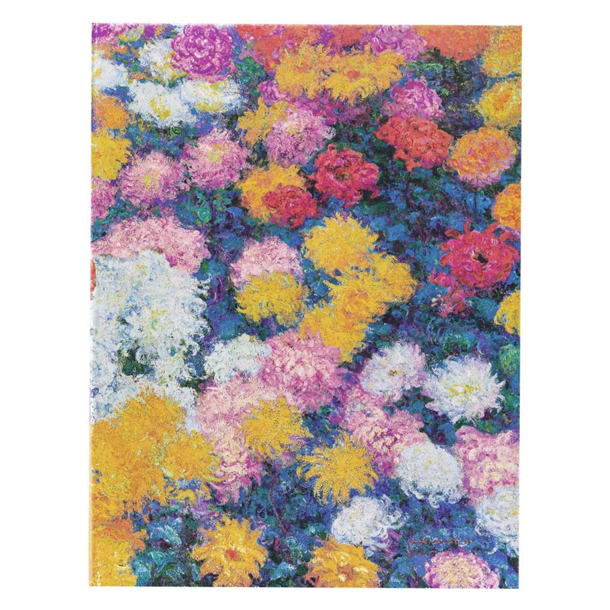 Caderno Paperblanks Monet's Chrysanthemums Ultra sem pauta