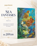 Caderno Paperblanks Sea Fantasies Midi sem pauta