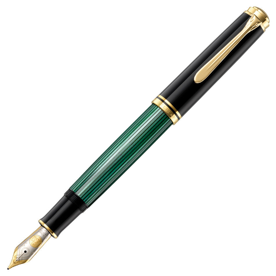 Pelikan Souverän M1000 preto e verde