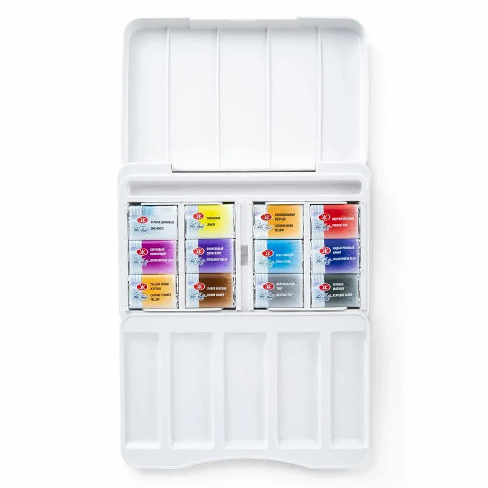Kit Aquarela White Nights Botanical Atlas – 12 Pastilhas de 2,5 ml - imagem 4