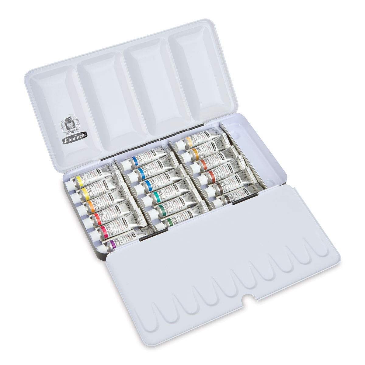 Estojo Schmincke Horadam Aquarell com 18 tubos de 5 ml