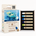 Pastel Oleoso Sennelier Seascape kit com 6 cores em alta resolução