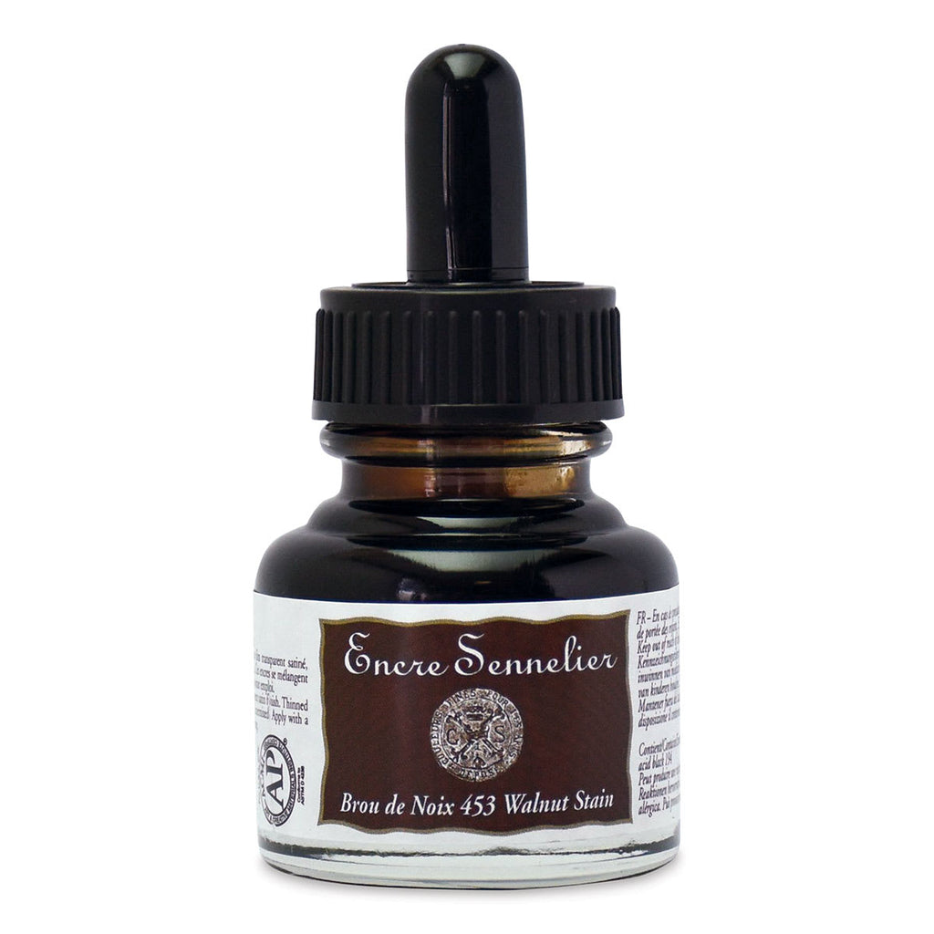 Tinta Sennelier Shellac Ink 30 ml - Brou de Noix