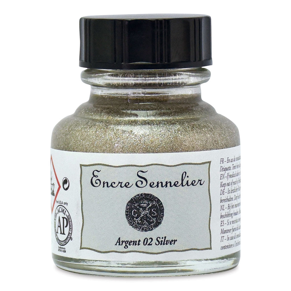 Tinta Sennelier Shellac Ink 30 ml - Prata